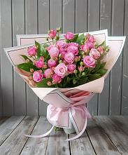 Букет Розовый кустик в Анапской