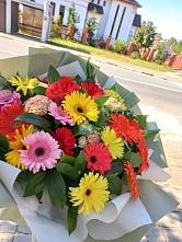 Букет цветов из:  Герберы #REPLACE_PRED# Анапской