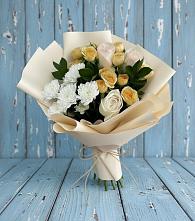 Букет цветов из:  Розы и Хризантемы #REPLACE_PRED# Анапской