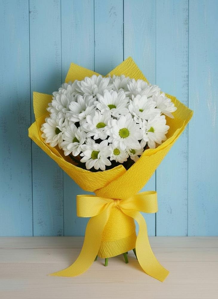 Букет цветов из: Хризантемы в Анапской