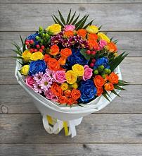 Букет цветов из:  Розы и Хризантемы #REPLACE_PRED# Анапской