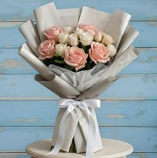 Букет Нежное облако в Анапской Букет цветов из:  Розы в Анапской