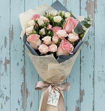 Букет нежный и розовый в Анапской Букет цветов из:  Розы в Анапской