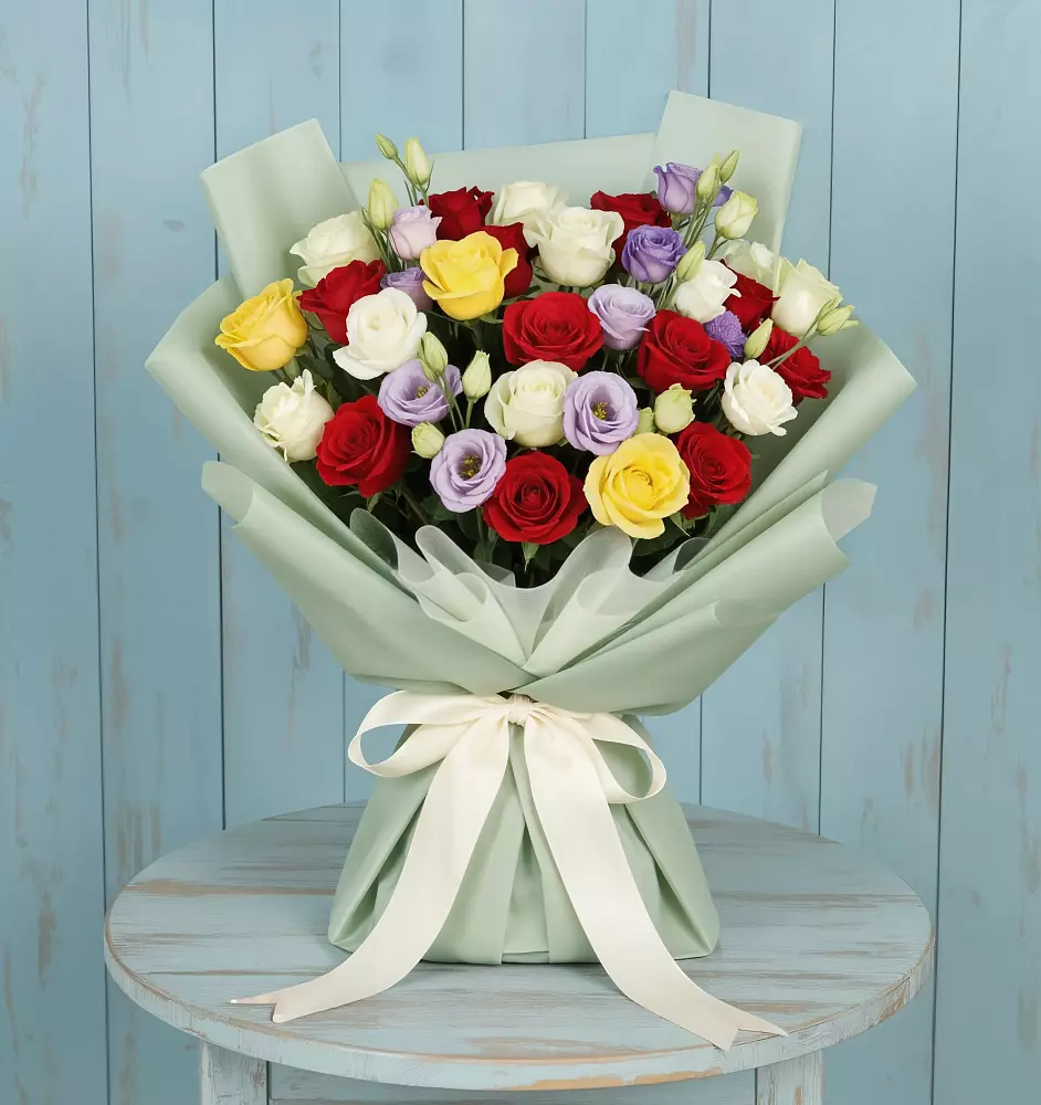 Букет Модная красотка в Анапской Букет цветов из: Розы в Анапской