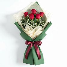 Букет рубиновое очарование в Анапской Букет цветов из:  Розы в Анапской