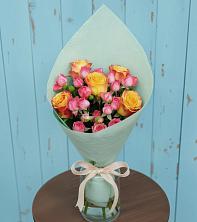 Букет Отличное настроение в Анапской Букет цветов из:  Розы в Анапской